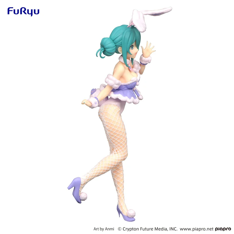 Character Vocal Series - BiCute Bunnies Figure - Miku Hatsune (White Rabbit Purple Color Ver.)