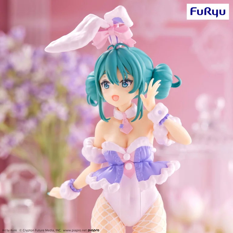 Character Vocal Series - BiCute Bunnies Figure - Miku Hatsune (White Rabbit Purple Color Ver.)