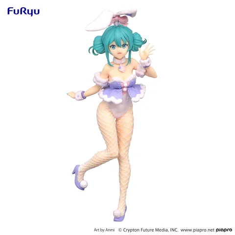Produktbild zu Character Vocal Series - BiCute Bunnies Figure - Miku Hatsune (White Rabbit Purple Color Ver.)