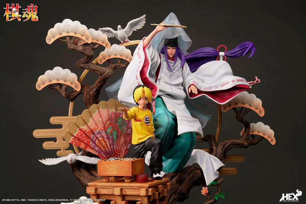Hikaru no Go - Scale Figure - Hikaru Shindō & Fujiwara-no-Sai (The Divine Move)