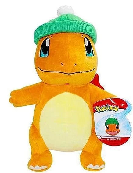 Pokémon - Plüsch - Glumanda (Christmas Hat)