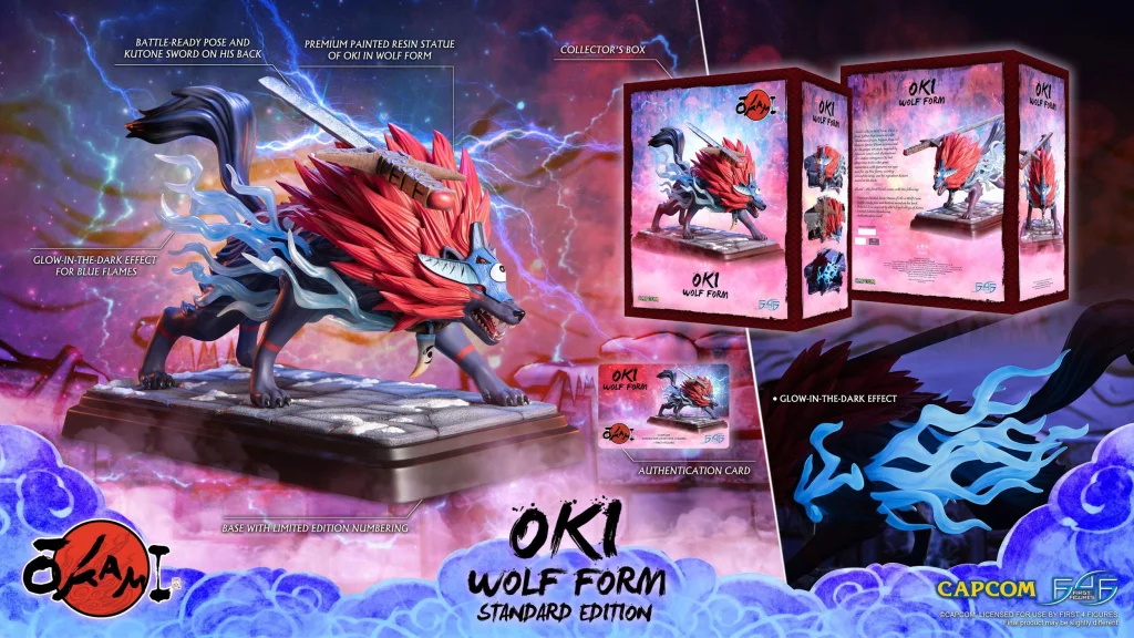 Okami - Non-Scale Figure - Oki (Wolf Form)