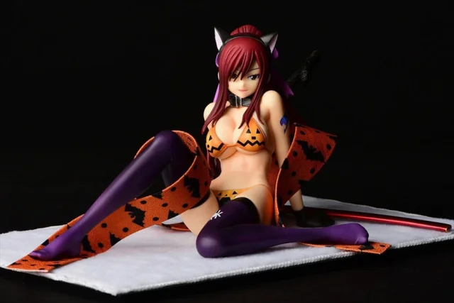 Produktbild zu Fairy Tail - Scale Figure - Erza Scarlet (Halloween CAT Gravure_Style)