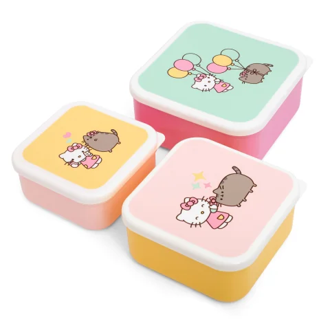 Produktbild zu Pusheen - Snackbox Set - Hello Kitty
