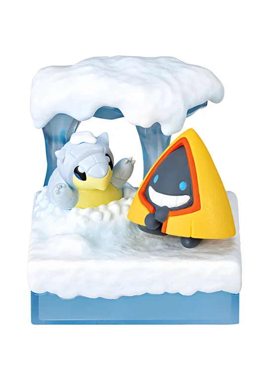 Pokémon - Pokémon World 3 Frozen Snowfield - Sandan (Alola-Form) & Schneppke