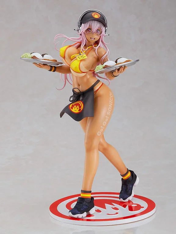 Super Sonico - Scale Figure - Super Sonico (Bikini Waitress Ver.)