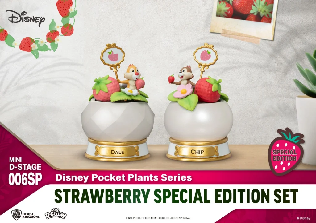 Disney - Mini D-Stage - Chip & Chap (Strawberry Special Edition Set)