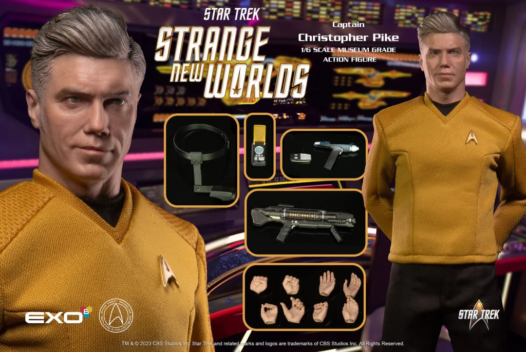 Star Trek - Scale Action Figure - Captain Christopher Pike