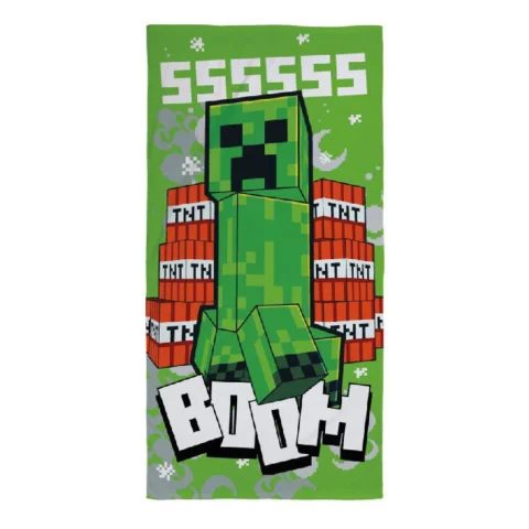 Produktbild zu Minecraft - Handtuch - Creeper Boom