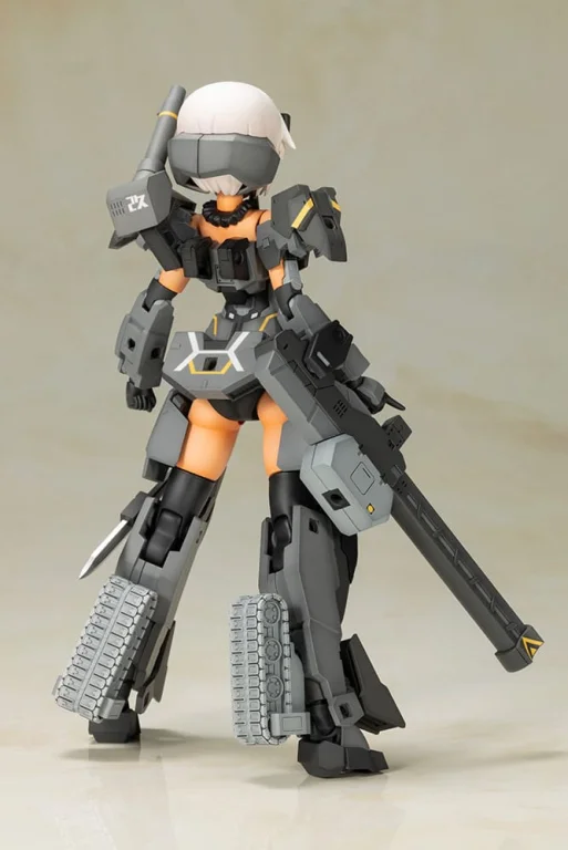 FRAME ARMS GIRL - Plastic Model Kit - Gourai-Kai (Black) with FGM148 Type Anti-Tank Missile