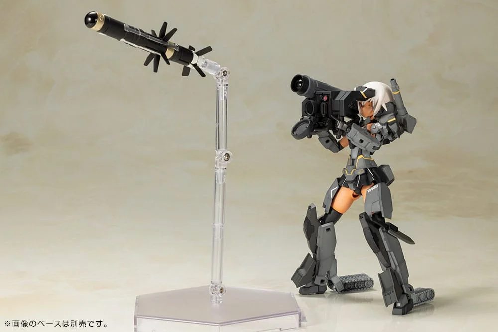 FRAME ARMS GIRL - Plastic Model Kit - Gourai-Kai (Black) with FGM148 Type Anti-Tank Missile