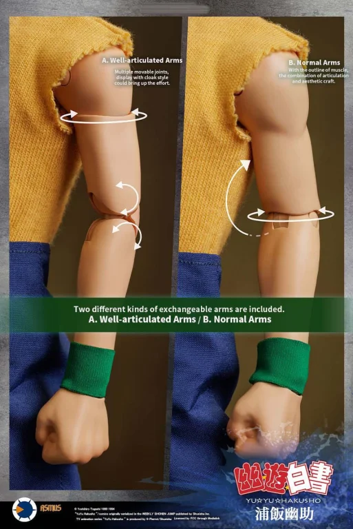 Yū Yū Hakusho - Collectible Action Figure - Yusuke Urameshi