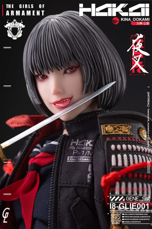 The Girls of Armament - Scale Action Figure - Kina Ookami