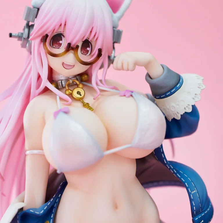 Super Sonico - Non-Scale Figure - Super Sonico (White cat ver.)