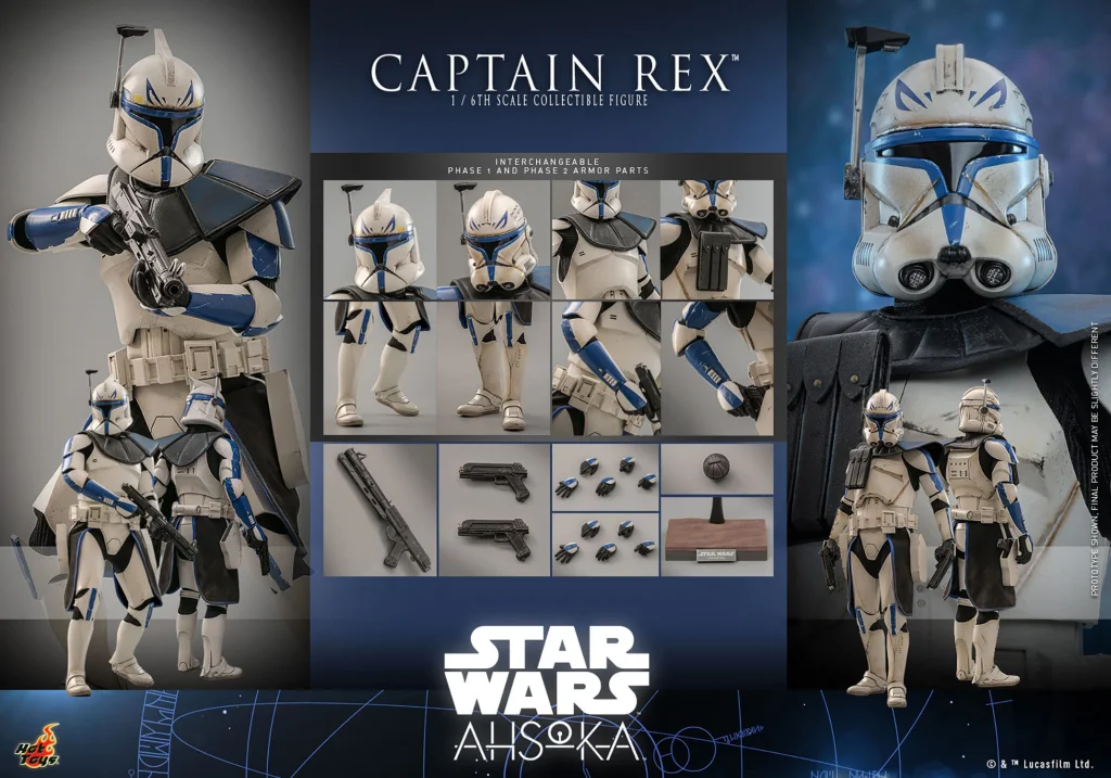 Star Wars: Ahsoka - Scale Action Figure - Captain Rex